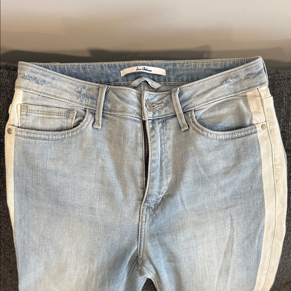Sam Edelman High Rise Light Wash Jeans